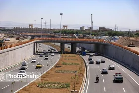 فاز اول پروژه تقاطع غیر همسطح زندگی (مصلی) به بهره برداری رسید