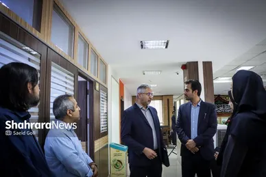 گزارش تصویری | بازدید مدیران استانی و شهری از روزنامه شهرآرا به مناسبت روز خبرنگار - ۳