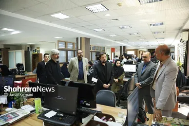 بازدید جمعی از مسئولین شهری و استانی مشهدمقدس از موسسه فرهنگی شهرآرا (۴) (۱۷ مرداد ۱۴۰۳)