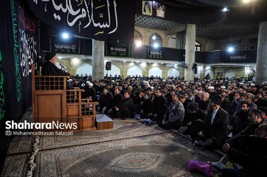 دسته عزای علوی در روز شهادت حضرت علی(ع) در مشهد