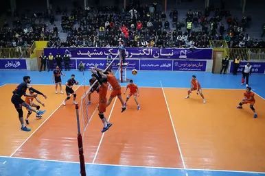 لیگ برتر والیبال/مسابقه نیان الکترونیک مشهد و سایپا تهران