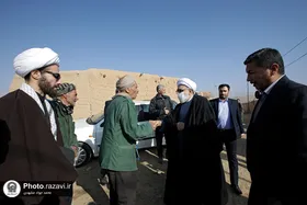 حضور تولیت آستان قدس رضوی در روستای "هندل آباد" مشهد