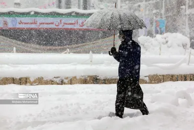 ایران زیباست | بارش برف در رشت
