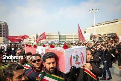 گزارش تصویری | مراسم تشییع پیکر شهید «عیسی علیپور» از شهدای خدمت شهرداری مشهد ۱
