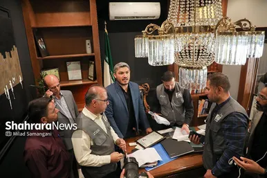 عکس | گشت کارگروه تنظیم و کنترل بازار املاک و پلمب ۵ مشاور املاک در مشهد