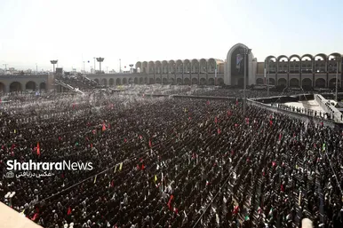 گزارش تصویری | عکس‌هایی از روز دوم وداع در مصلی بزرگ تهران (۱۴ تیرماه ۱۴۰۵)