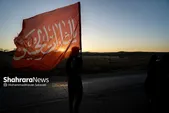 تشرف کاروان بزرگ زوار پیاده نیشابوری به بارگاه منور رضوی