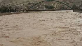 ویدئو| سیل و طغیان رودخانه پلِ دهستان