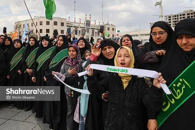 گزارش تصویری | اجتماع عظیم منتظران ظهور در مشهد ۲