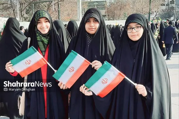 ۴۵ سال باهم برای ایران مقتدر | گزارش شهرآرانیوز از راهپیمایی ۲۲ بهمن در مشهدالرضا | خیابان‌ها مملو از عاشقان انقلاب شد + فیلم و عکس