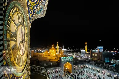 مراسم تحویل سال ۱۴۰۱ در حرم مطهر رضوی