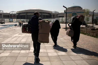 موج بازگشت مسافران نوروزی از مشهد