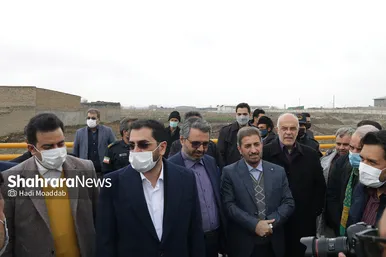 آیین افتتاح پل طبرسی به رسالت در مشهد