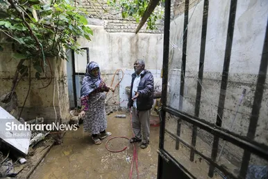 تصاویری از محله سیدی مشهد پس از سیل روز چهارشنبه