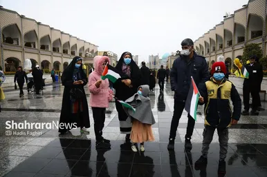 گزارش تصویری | راهپیمایی جمعه نصر و جشن پیروزی مقاومت فلسطین در مشهد