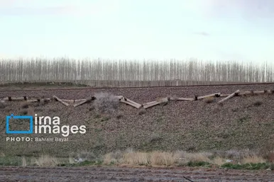 گزارش تصویری | حمله هوایی به پل راه‌آهن امین آباد زنجان