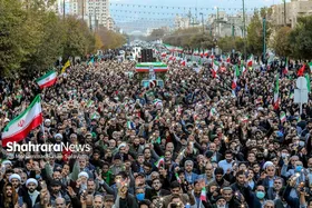 تشییع پیکر شهید مدافع امنیت &laquo;حسن براتی&raquo; در مشهد