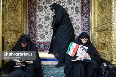 گزارش تصویری | مراسم احیای دومین شب قدر در حرم مطهر امام رضا (ع) -۲