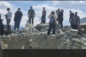 بازدید جمعی از فعالان رسانه خارجی از پل B۱ کرج
