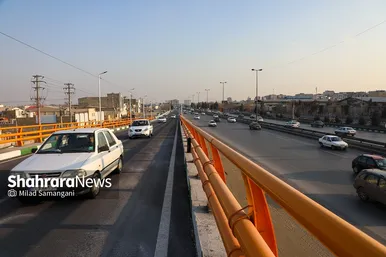 تصاویری از تقاطع غیر هم‌‌سطح پیامبر اعظم (ص) مشهد