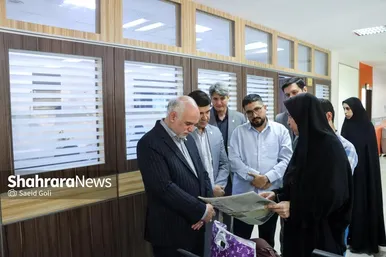 گزارش تصویری | بازدید مدیران استانی و شهری از روزنامه شهرآرا به مناسبت روز خبرنگار - ۲