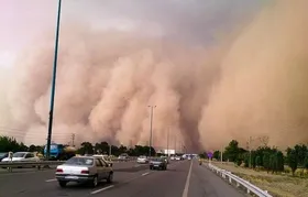 ویدئو | تندباد و گردوغبار در راه ایران