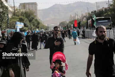 گزارش تصویری | آیین باشکوه جاماندگان اربعین در مشهد