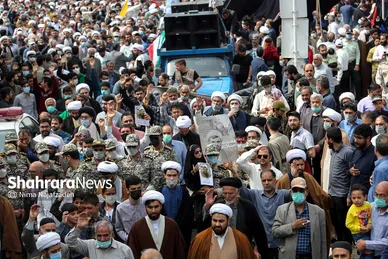 تشییع پیکر شهید حجت الاسلام محمد اصلانی در مشهد