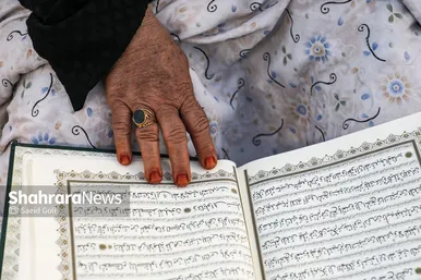 مراسم ترتیل‌خوانی قرآن کریم در حرم مطهر رضوی