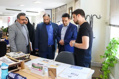 بازدید معاونت خدمات شهری شهرداری مشهد از روزنامه شهرآرا