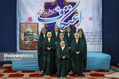 گزارش تصویری | اعتکاف مادر و فرزندی در مشهد