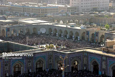 نماز عید سعید فطر در حرم مطهر رضوی