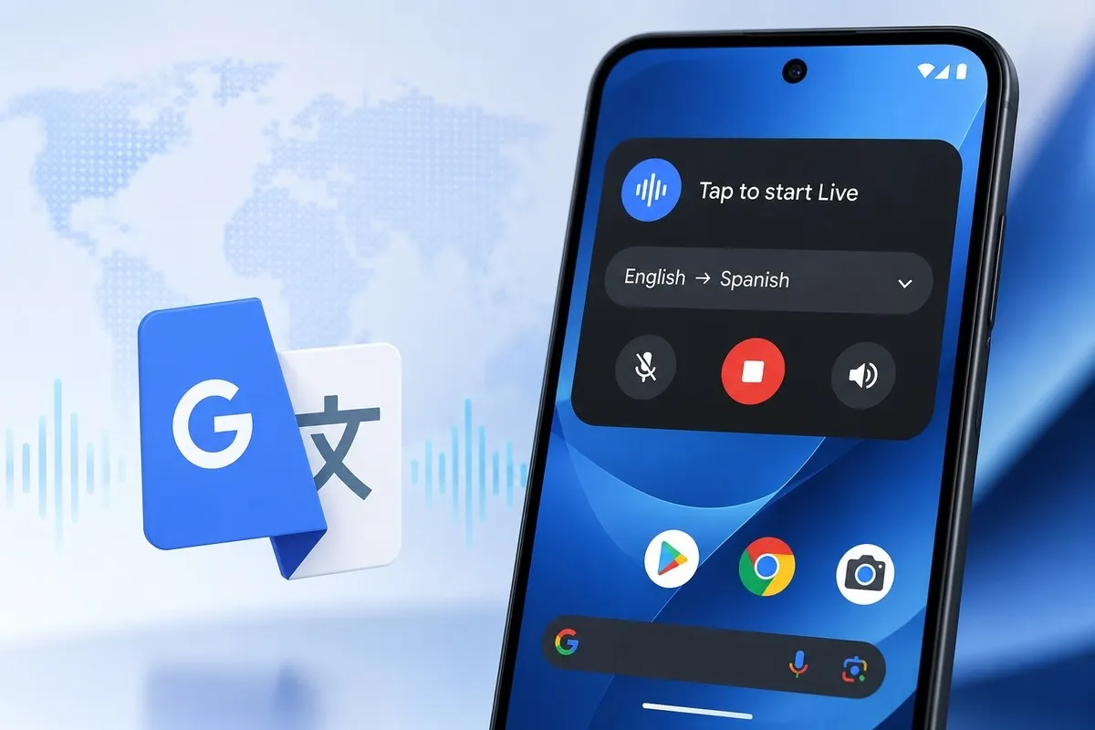 گوگل ویجت Live Translate را برای اندروید آزمایش می‌کند؛ ترجمه زنده بدون باز کردن اپ در راه است