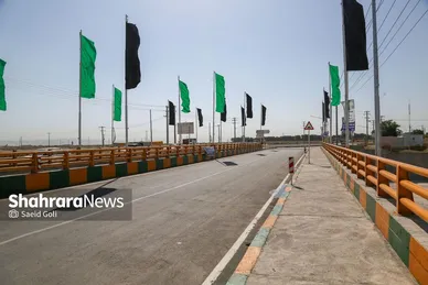 بهره‌برداری از پل دوم و اصلاح هندسی ورودی جاده سرخس به مشهد