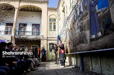 گزارش تصویری | آیین افتتاح گذر‌های تاریخی محلات و رونمایی از بزرگ‌ترین پرده نقاشی نقالی کشور (۴ دی ۱۴۰۳)