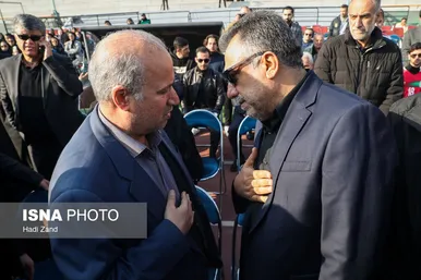 پیکر ملیکا محمدی به استادیوم آزادی رفت