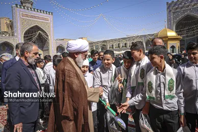 گزارش تصویری | آیین آغاز سال تحصیلی جدید در حرم مطهر رضوی