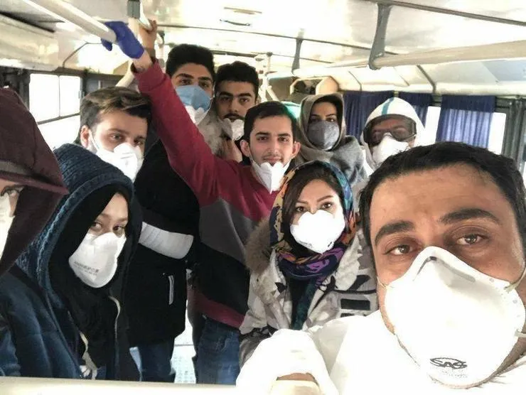 نتیجه تست کرونای دانشجویان بازگشته از چین منفی شد+فیلم