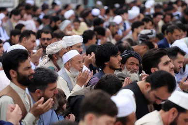 نماز عید فطر در مسجد جامع هرات