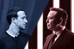 به نظر می&zwnj;رسد ماسک و زاکربرگ برای مبارزه در قفس کاملاً جدی هستند!