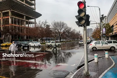 بارش باران در مشهد