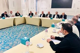 دیدار خلیل الحیه با رهبران گروه&zwnj;های فلسطینی در مصر