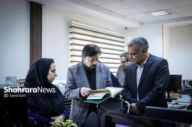گزارش تصویری | بازدید مدیران استانی و شهری از روزنامه شهرآرا به مناسبت روز خبرنگار - ۳