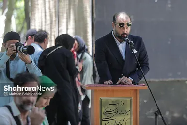 گزارش تصویری | نشست خبری استاندار خراسان رضوی در آرامگاه فردوسی