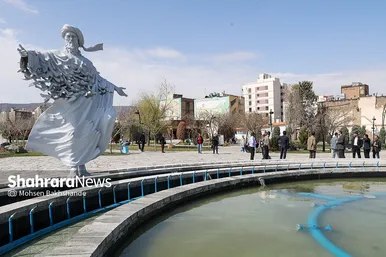 آیین رونمایی از المان «مرغ باغ ملکوت»