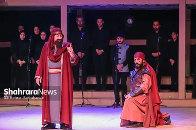 گزارش تصویری | سوگواری آیینی نمایشی «مثنوی سرخ»