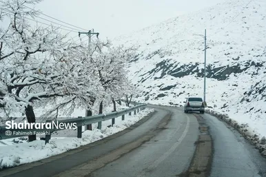 گزارش تصویری | حال و هوای مردم در اولین بارش برف پاییزی