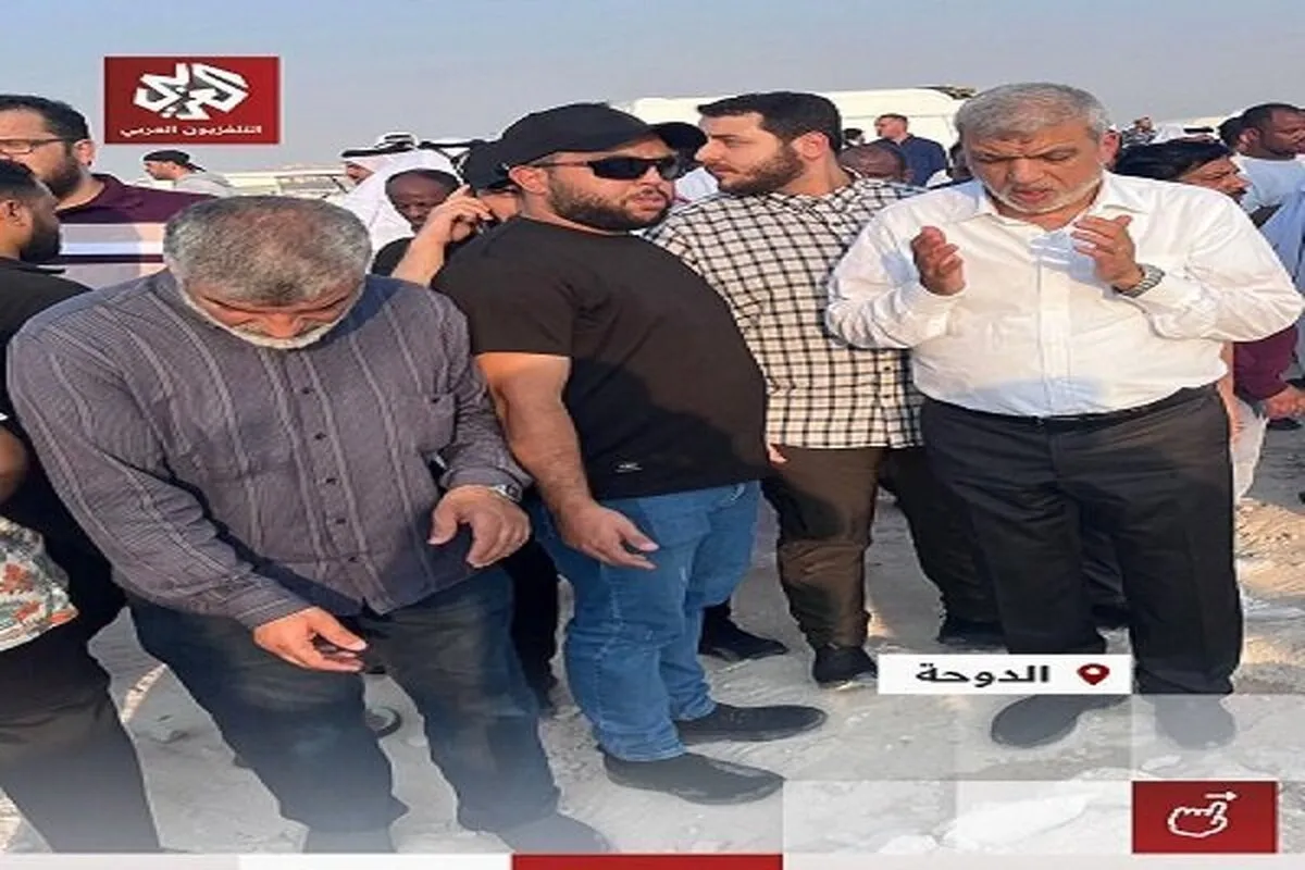حضور رهبران ارشد حماس در مراسم تشییع شهدا در قطر + عکس (۲۰ شهریور ۱۴۰۴)