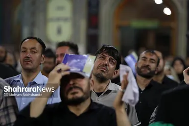مراسم احیاء شب ۲۳ ماه رمضان در حرم مطهر رضوی