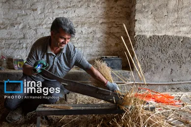 گزارش تصویری | جاروی سنتی قَرامَلِک